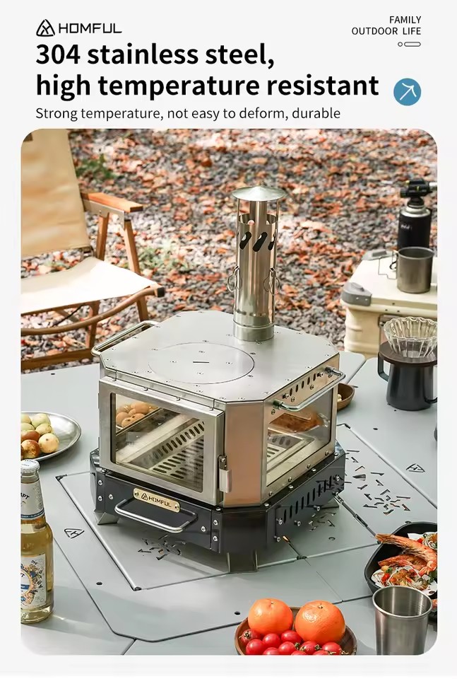 เตาไม้พกพา HOMFUL สำหรับให้ควา - Home Cooking Set บทวิจารณ์และราคา