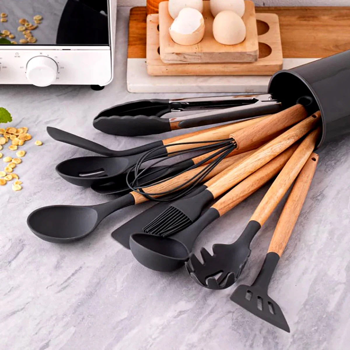 ชุดอุปกรณ์ครัวซิลิโคน 12 ชิ้น  - Home Cooking Set บทวิจารณ์และราคา