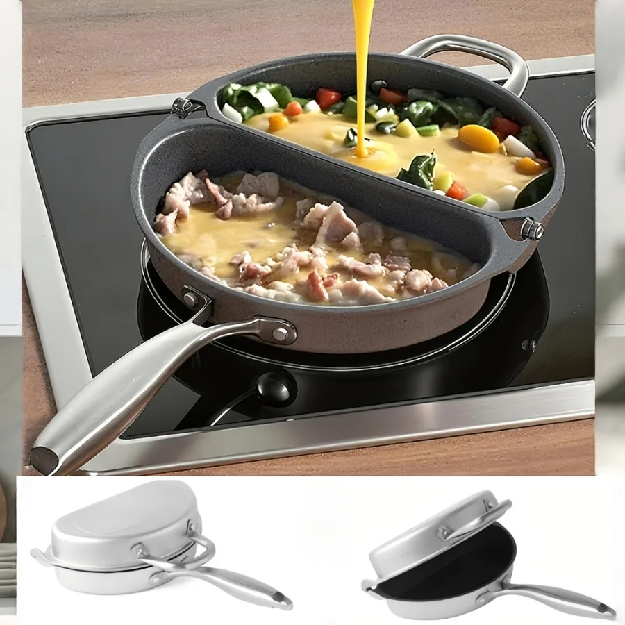 กระทะสองด้านกันติดแบบพับได้ กร - Home Cooking Egg Roll บทวิจารณ์และราคา