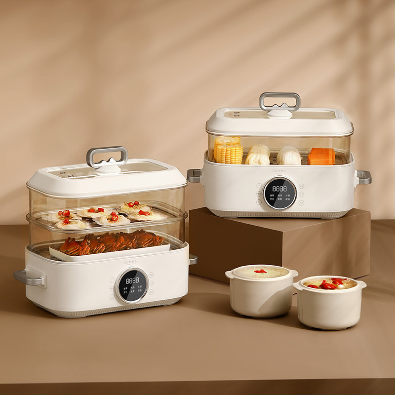 เครื่องนึ่งอาหารไฟฟ้า 3-in-1 ข - Home Cooking Restaurants บทวิจารณ์และราคา